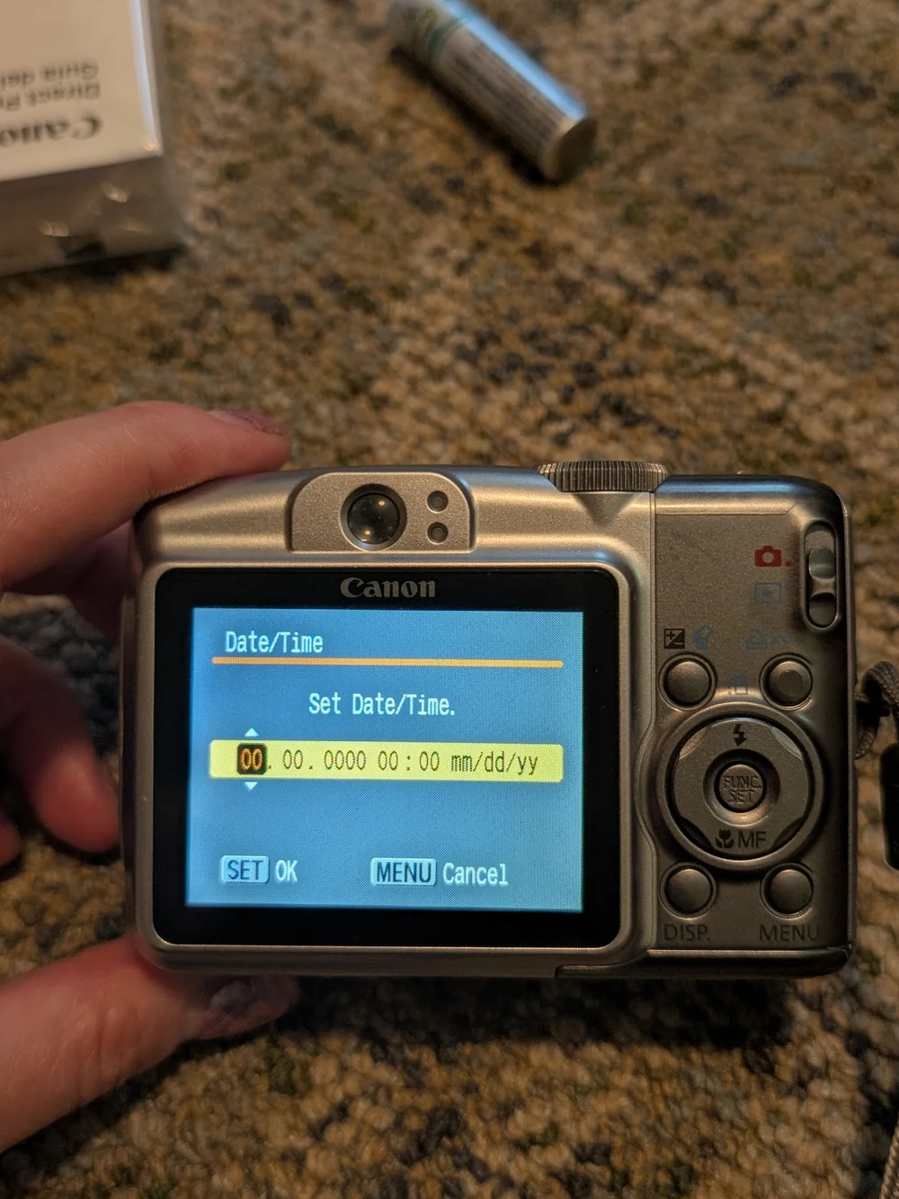 Canon PowerShot A720 IS Digital Camera - Silver